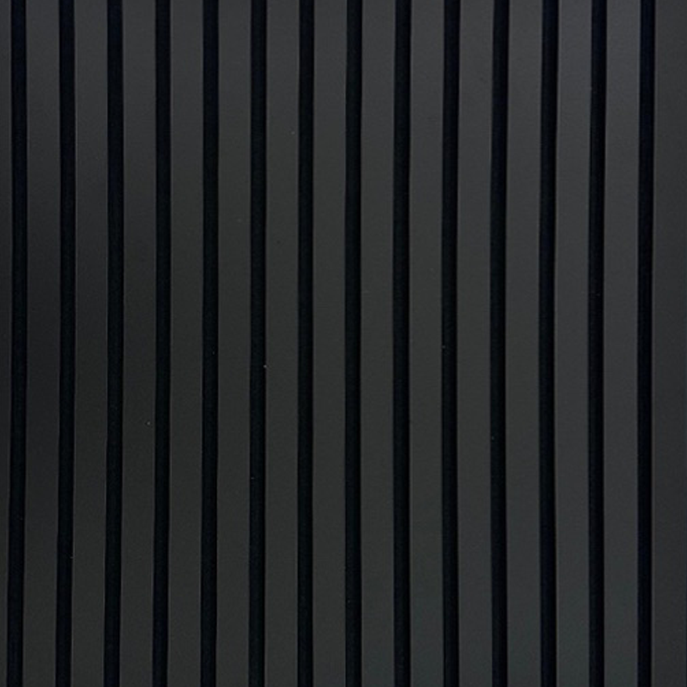 Yeni Nesil Lambri Duvar Paneli Siyah 60*275 cm