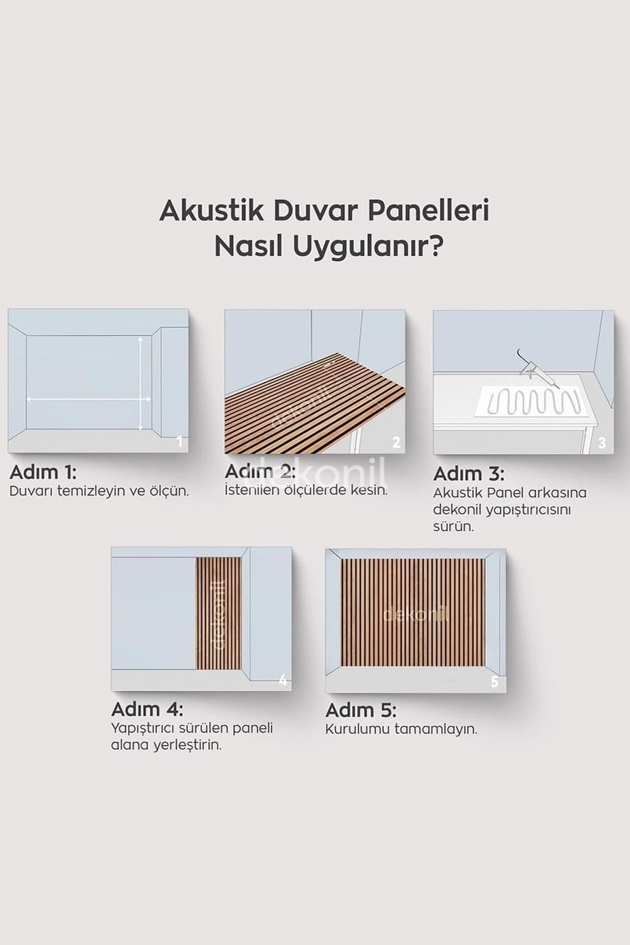 لوح أكوستيك من الجيل الجديد باللون سونوما 100*280 سم