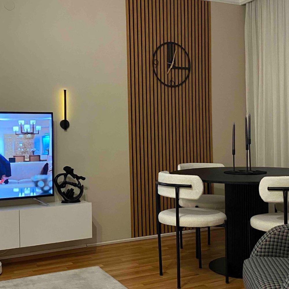 Yeni Nesil Lambri Duvar Paneli Teak 100*275 cm