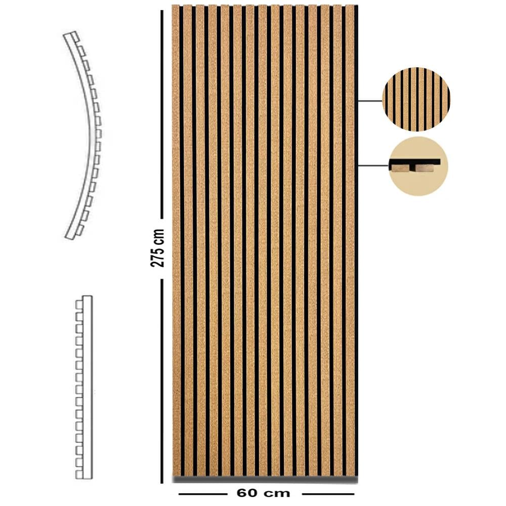 Acoustic Wall Panel Teak