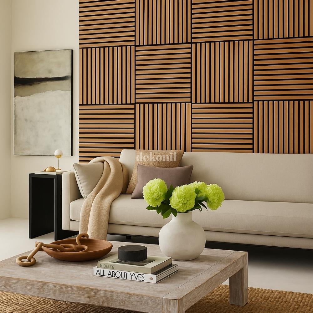 New Generation Wall Panel Teak 60*60 cm