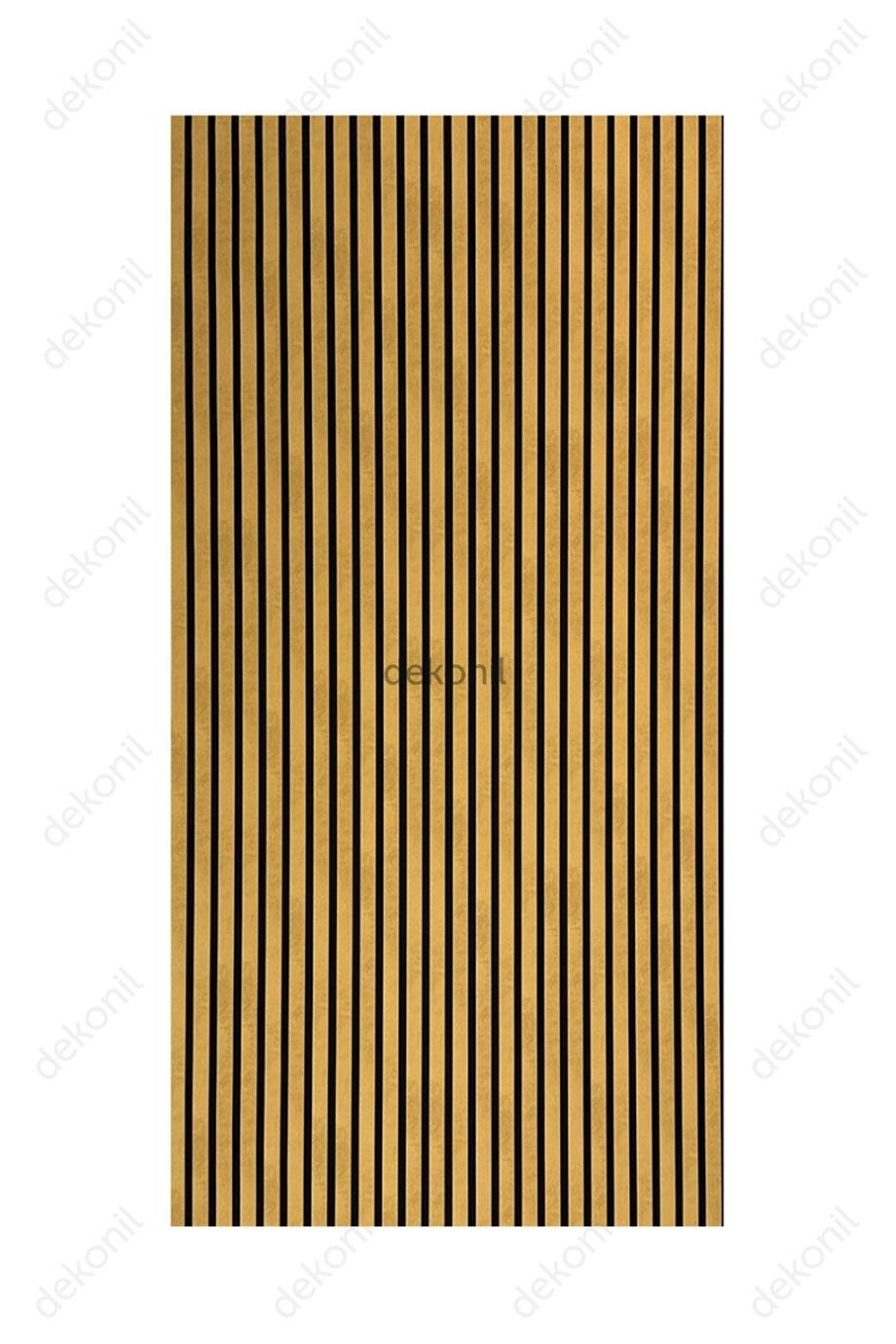 Yeni Nesil Lambri Duvar Paneli Yellow Stone 100*275 cm