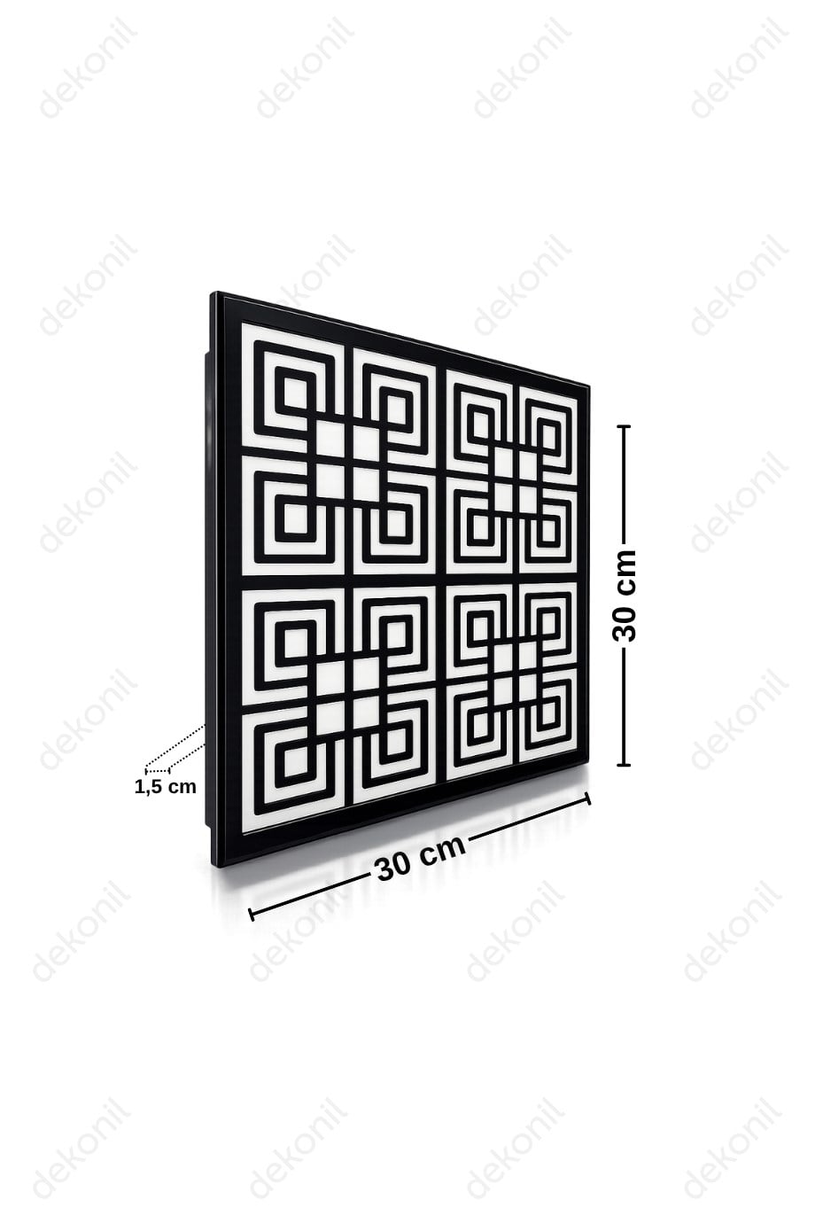 Yonca Clip-in (Klipin) PVC Asma Tavan Kaplama Paneli 30*30 cm
