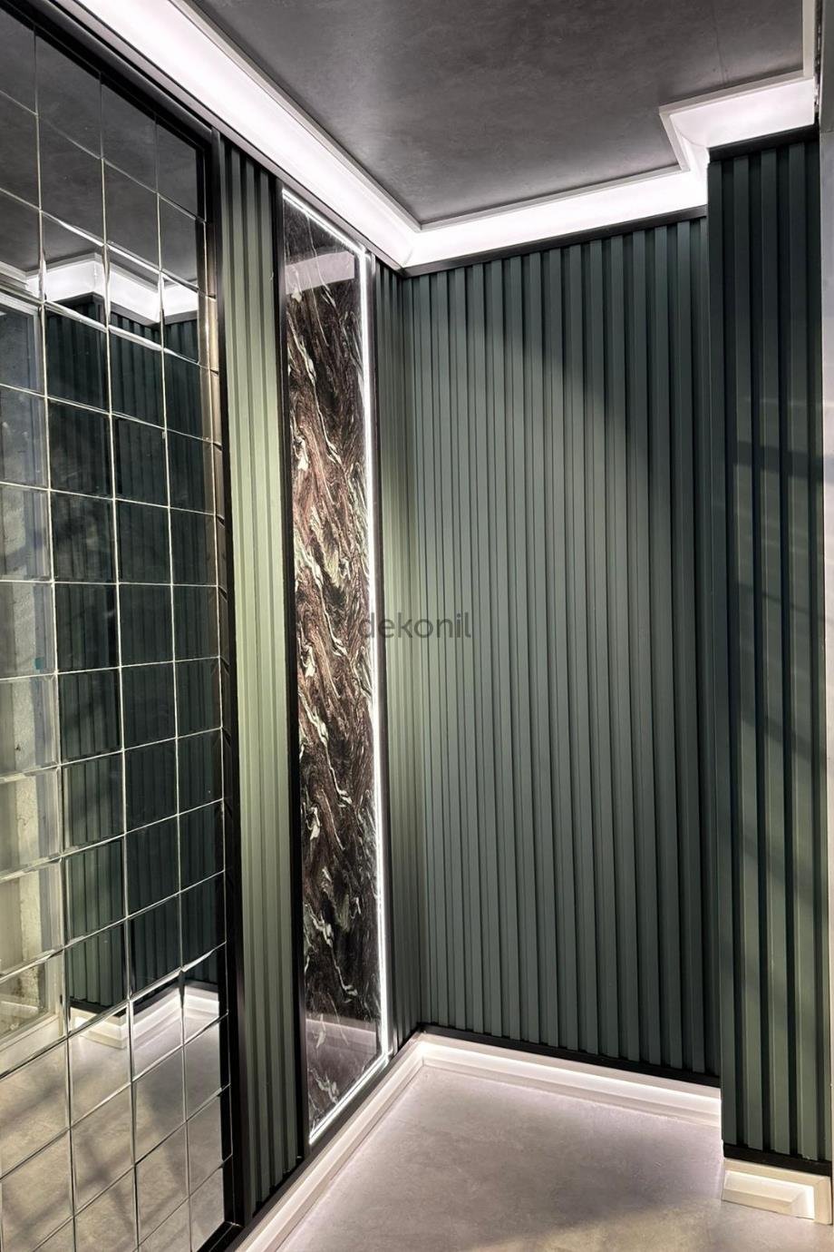 Zümrüt Yeşil Tavan ve Duvar Lambri 12cm