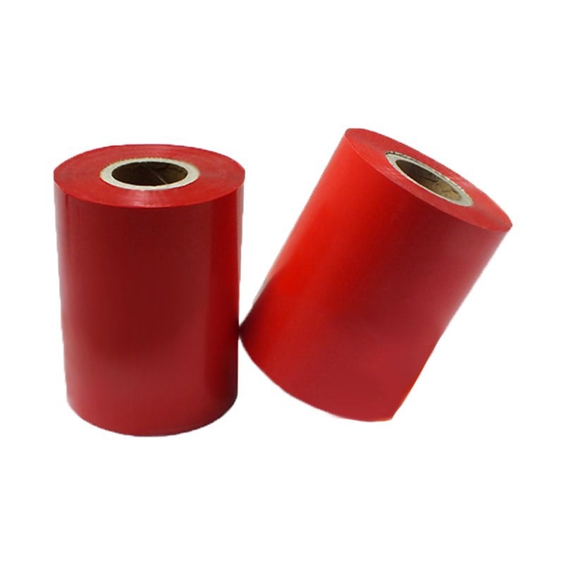 110mm x 300 Metre out Side Kırmızı Wax Ribon