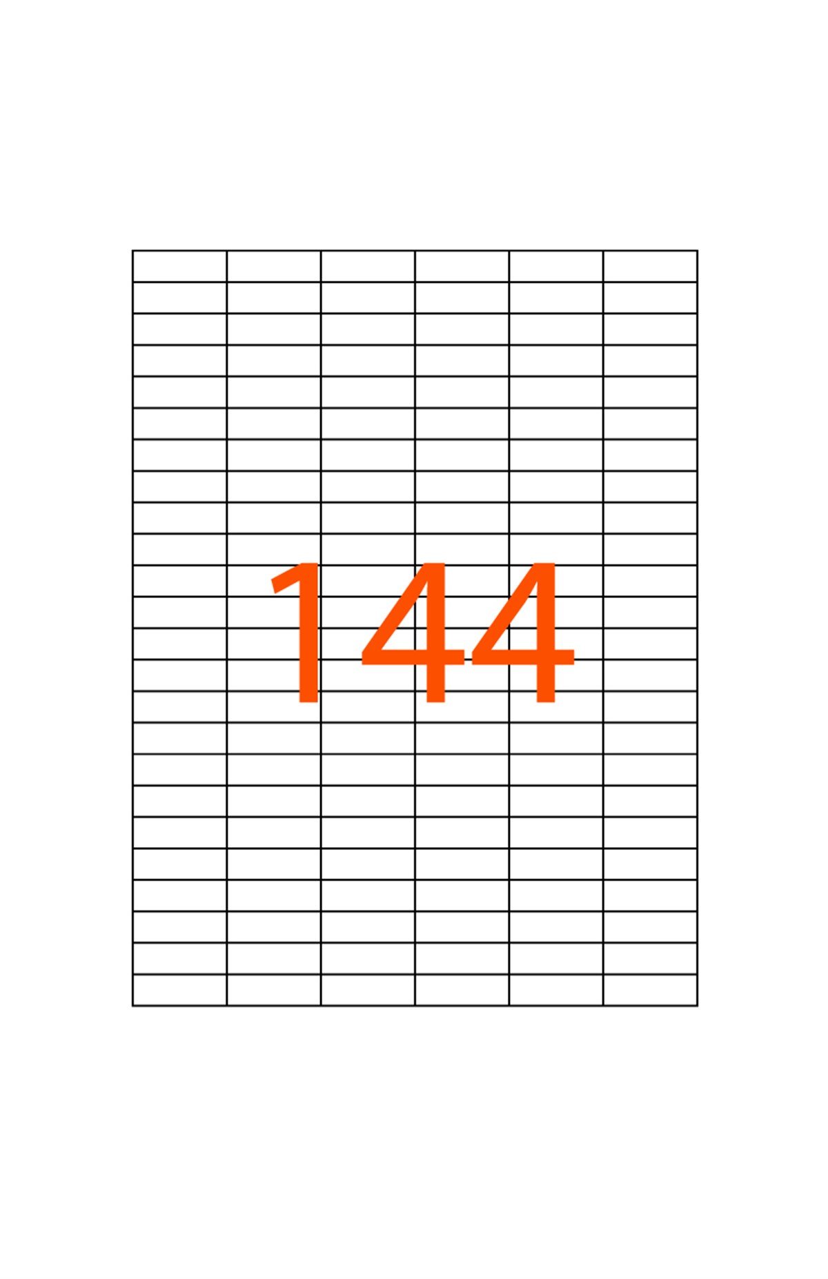 35 x 12 mm Lazer Etiketi JB-1644