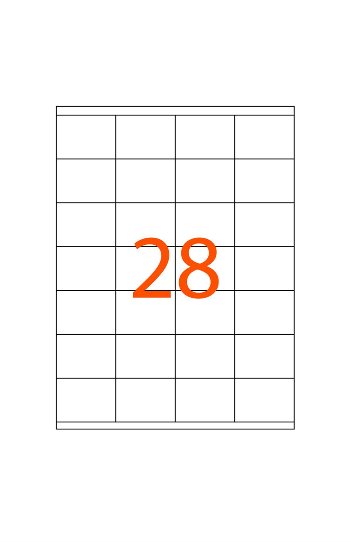 52.5 x 41 mm Lazer Etiketi JB-1028