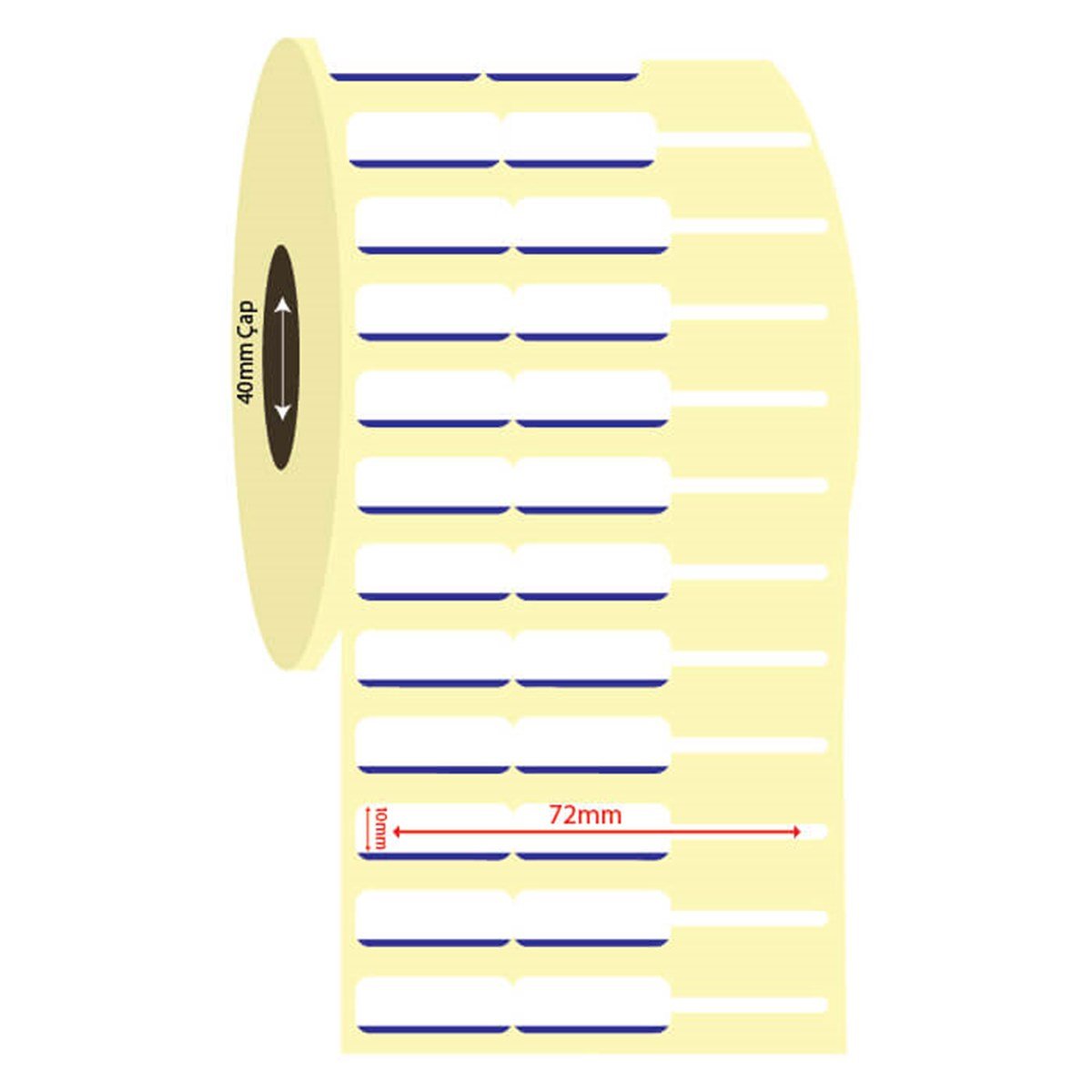 Çok Amaçlı EtiketlerKuyumcu Etiketi Alt Kısım Renkli