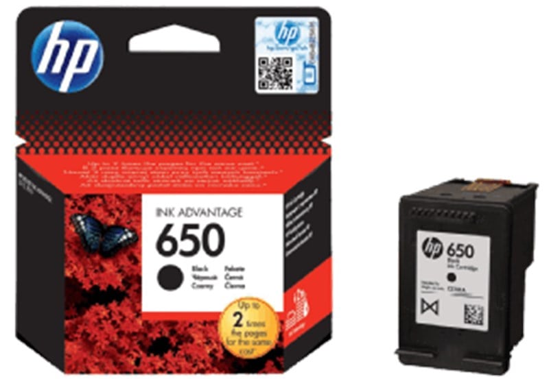 HP 650 Siyah (Black) Kartuş CZ101AE