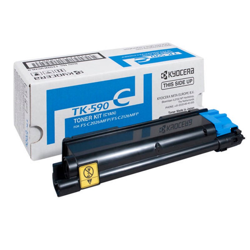 Kyocera TK-590 C Orjinal Mavi Toner