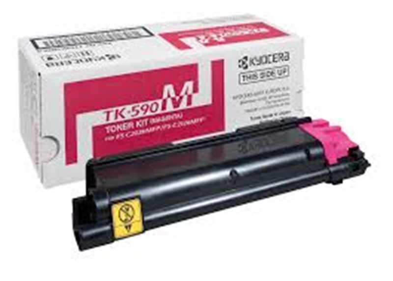 Kyocera TK-590 M Orjinal Kırmızı Toner