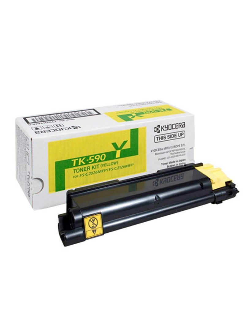 Kyocera TK-590 Y Orjinal Sarıı Toner
