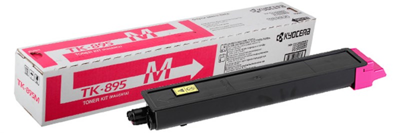 Kyocera TK-895 M Orjinal Kırmızı Toner