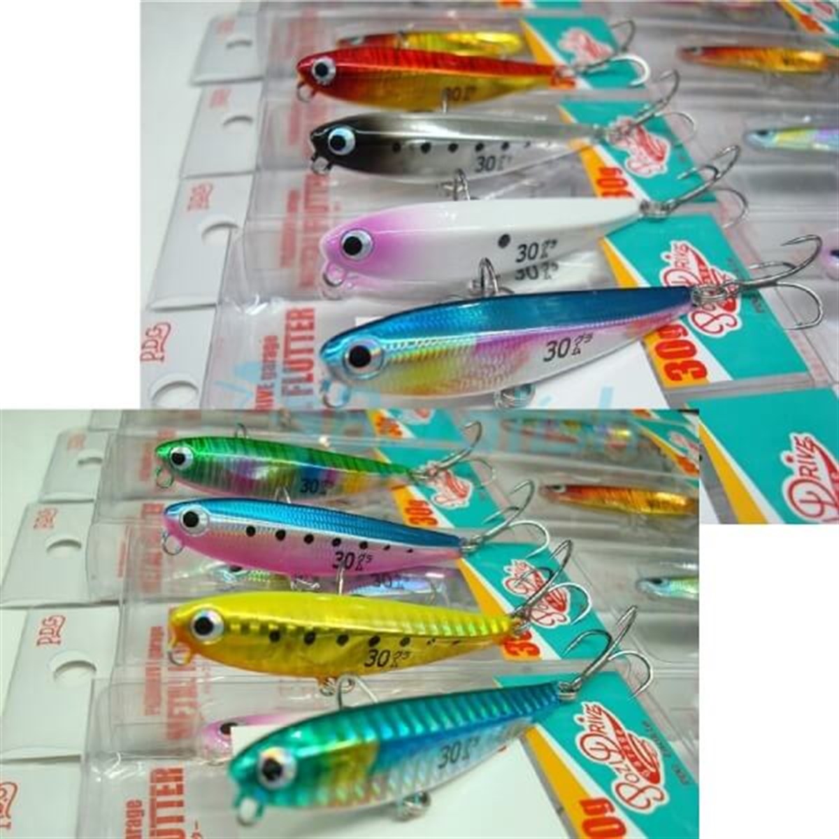 POZIDRIVE GARAGEPDG METAL FLUTTER 30/40g JIG