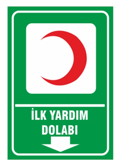 İlk Yardım Dolabı Aşağı Ok