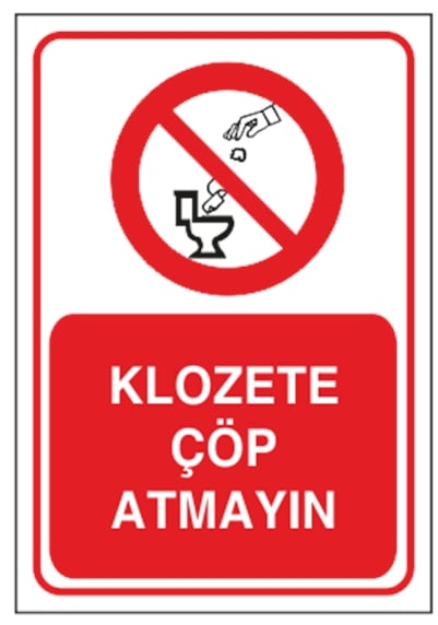 Klozete Çöp Atmayın