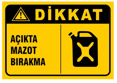 Açıkta Mazot Bırakma