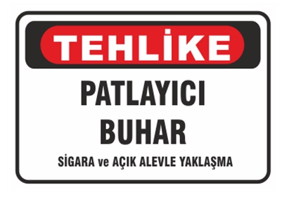 Tehlike Patlayıcı Buhar