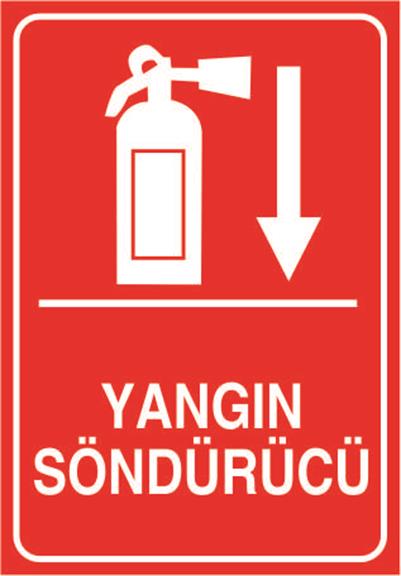 Yangın Söndürücü Aşağı Ok