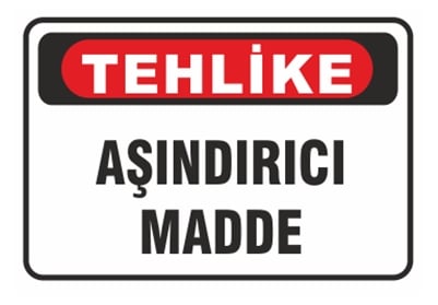 Tehlike Aşındırıcı Madde