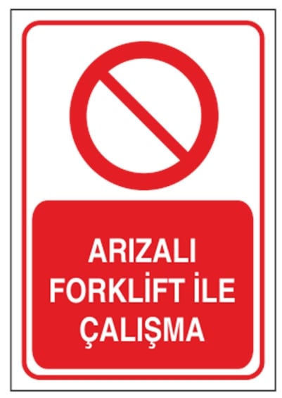 Arızalı Forklift İle Çalışma