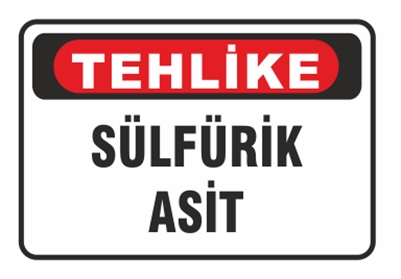 Tehlike Sülfürik Asit