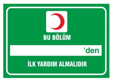 Bu Bölümde İlk Yardım Almalıdır