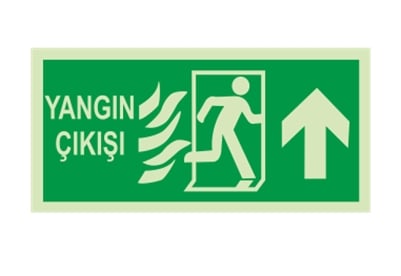 Yangın Çıkışı İleri ok Lümen