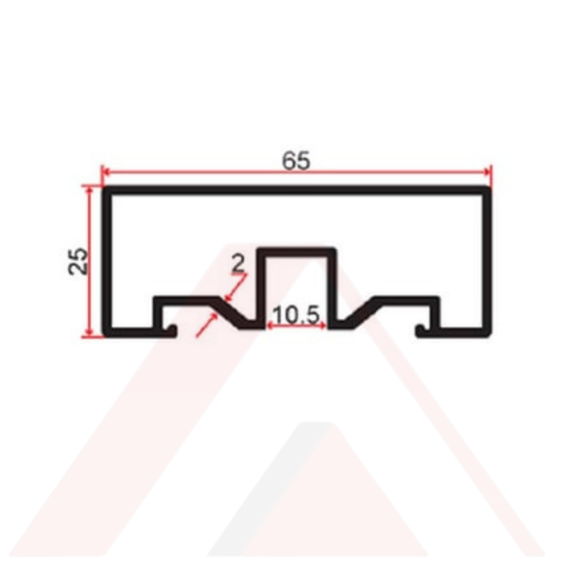 60X25 KARE ORTADAN CAMLI KÜPEŞTE 