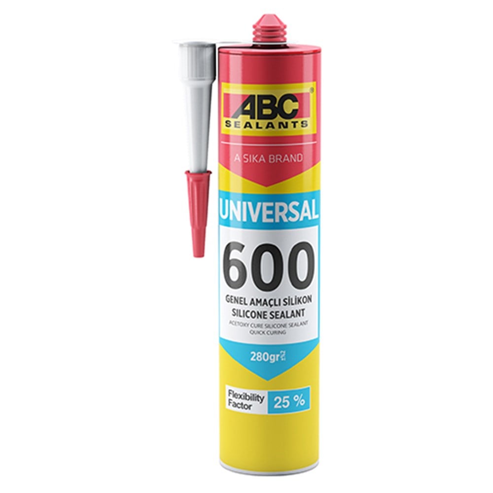 ABC 600 UNIVERSAL SİLİKON BEYAZ 280 gr