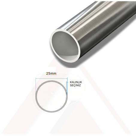 ALUMİNYUM BORU 25 mm