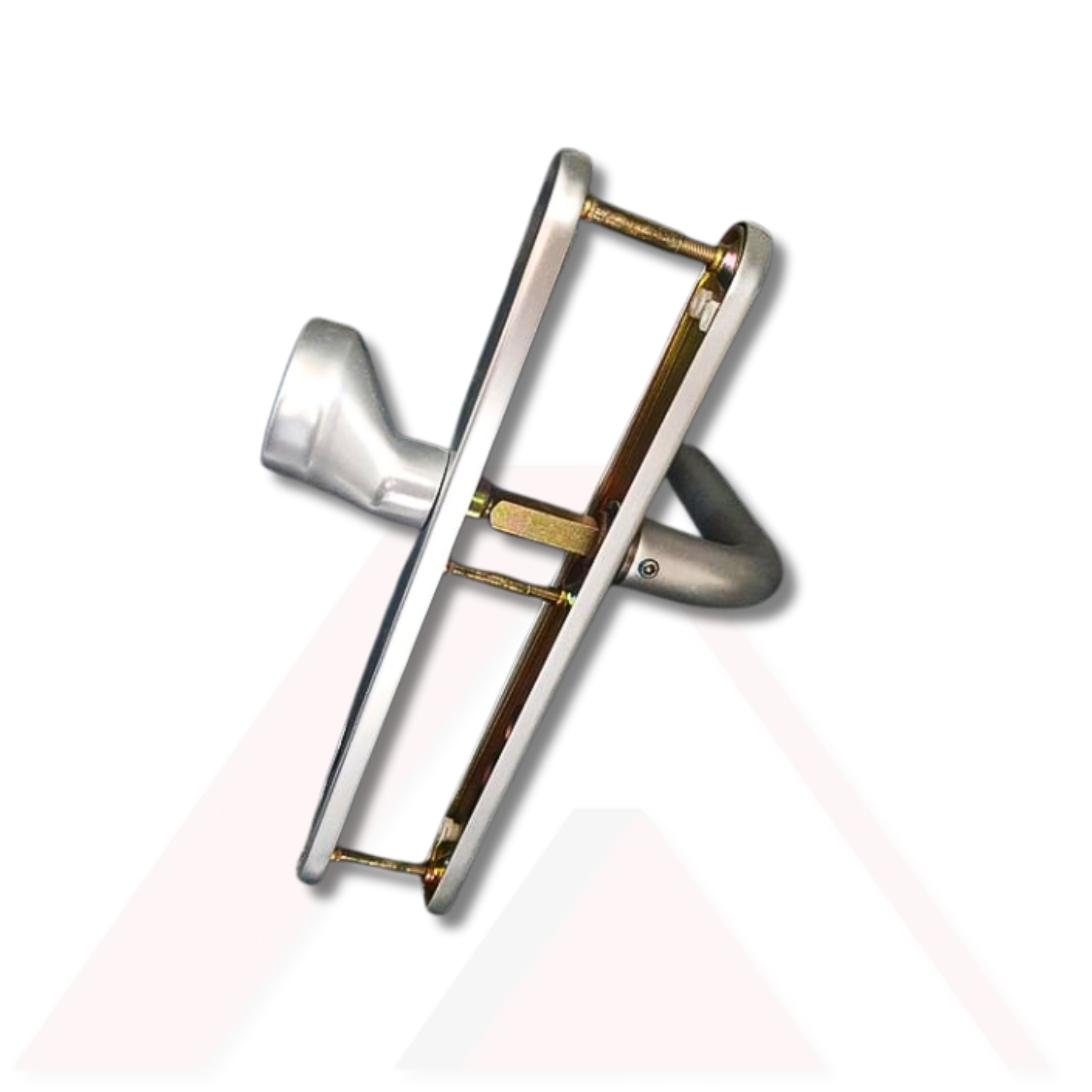 ALUMİNYUM F1 AYNALI GİRİŞ KAPI KOLU 92 mm