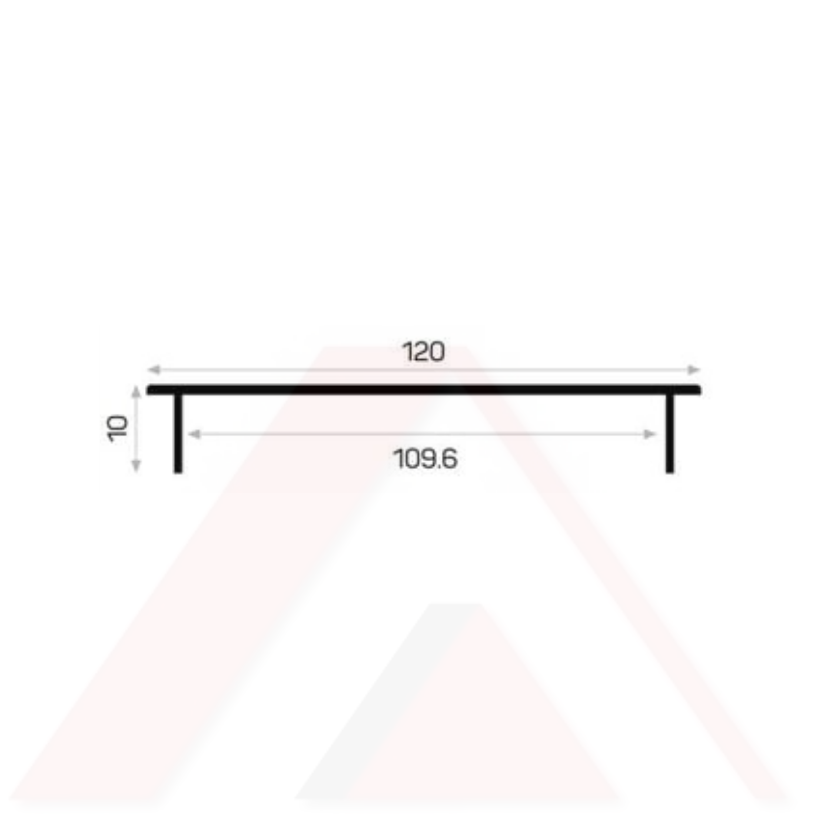 ALUMİNYUM KAPI MENFEZİ 120 mm