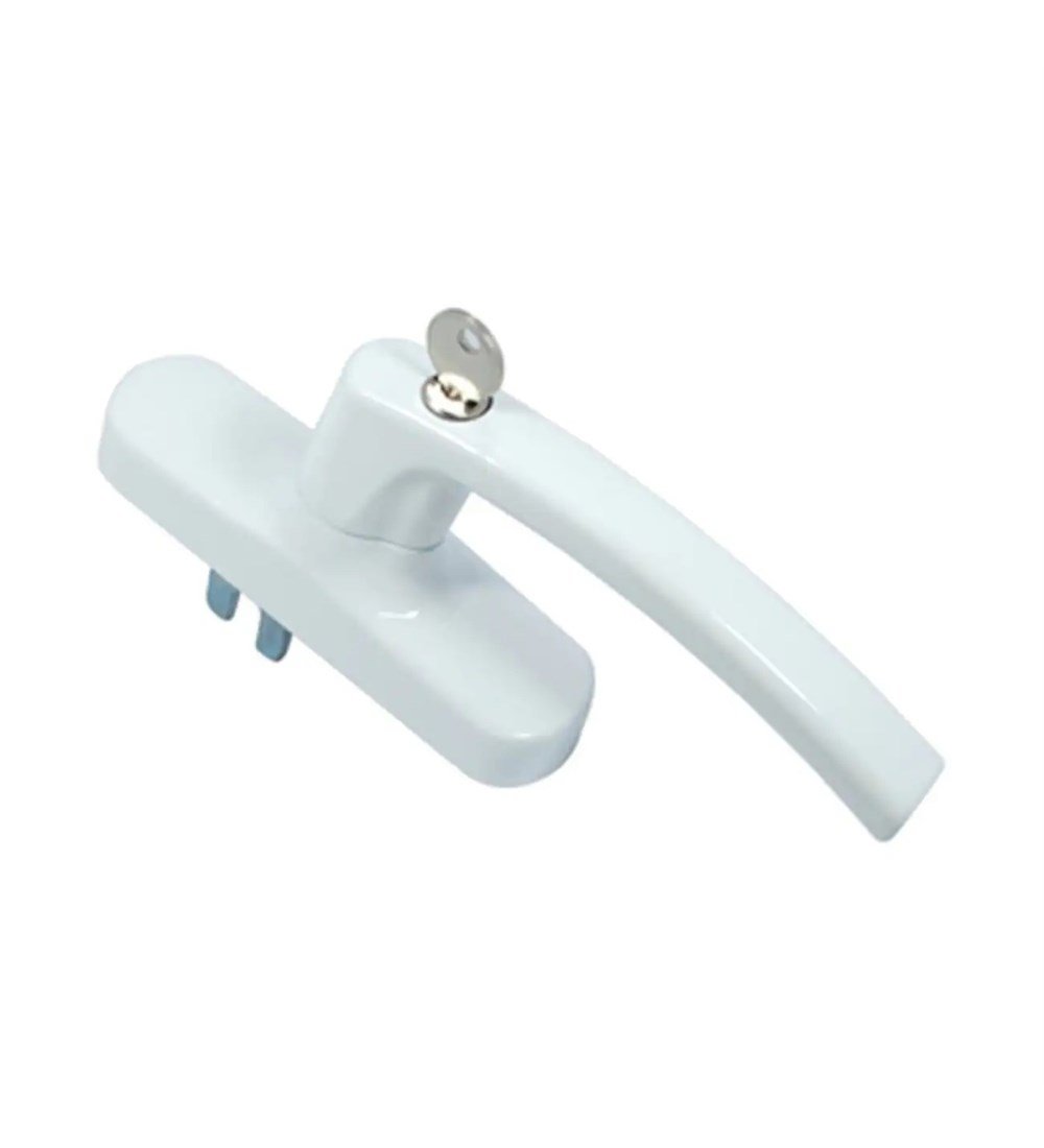 ALUMİNYUM KİLİTLİ EKSENEL PENCERE KOLU