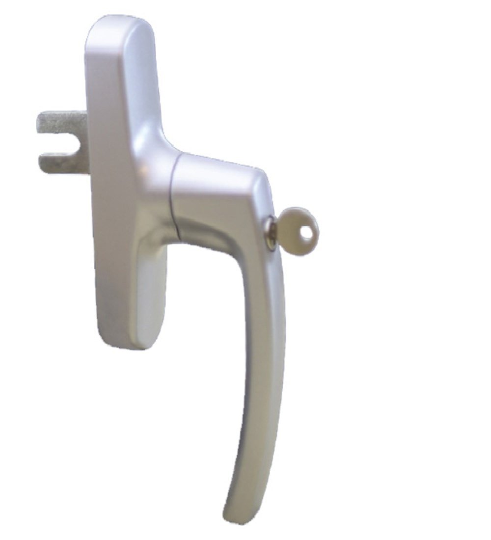 ALUMİNYUM KİLİTLİ EKSENEL PENCERE KOLU