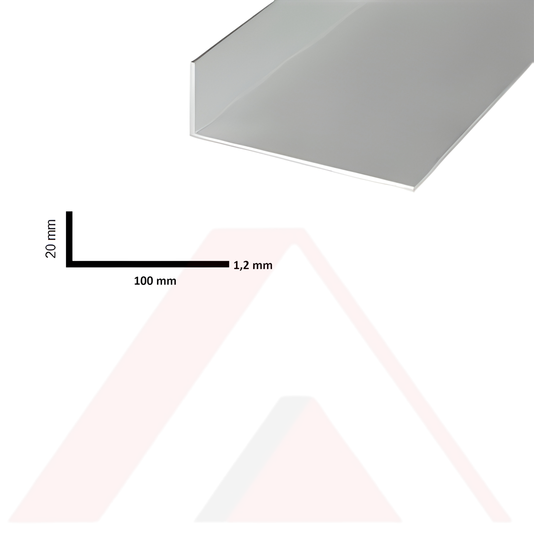 Aluminyum Köşebent 20x100 mm