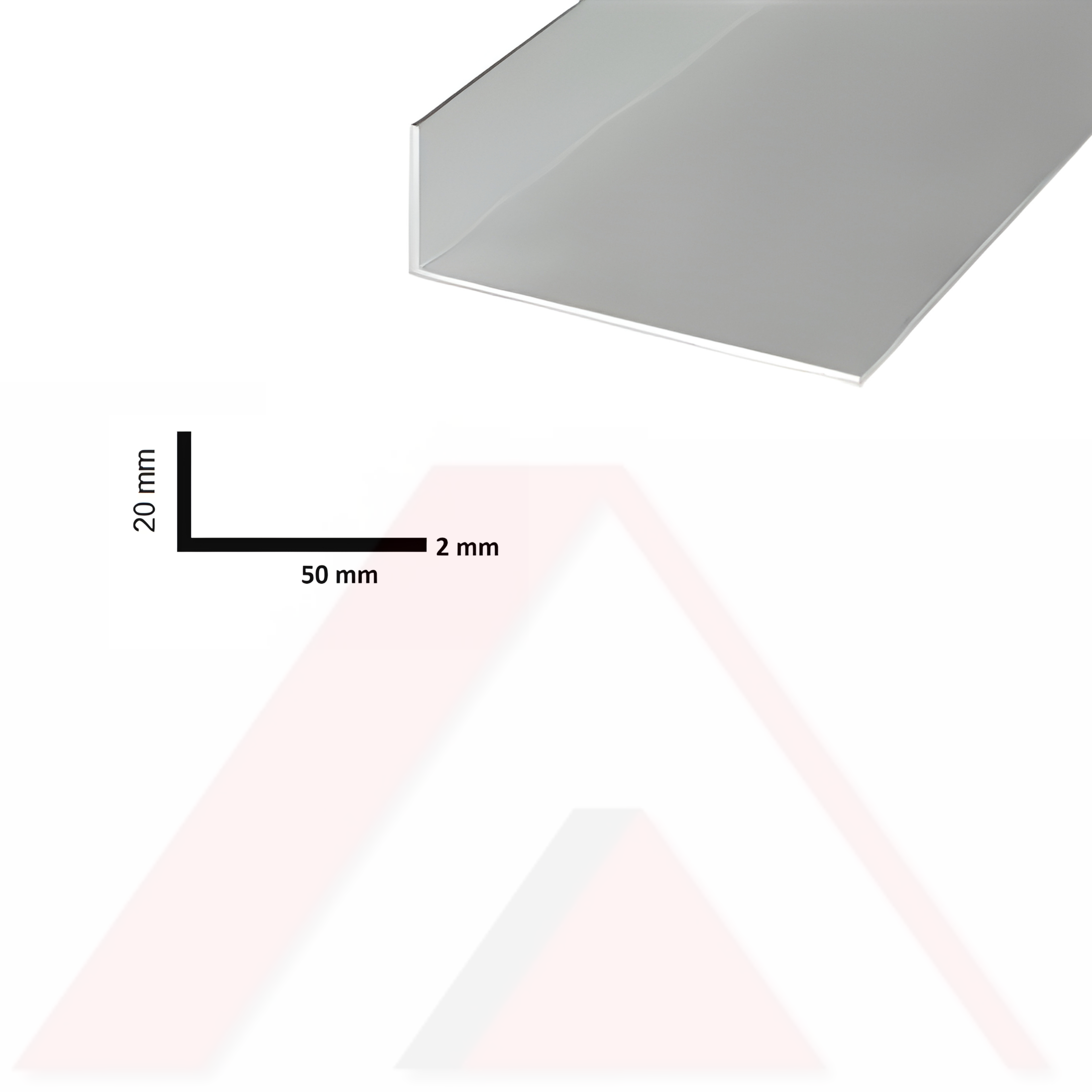 Aluminyum Köşebent 20x50 mm