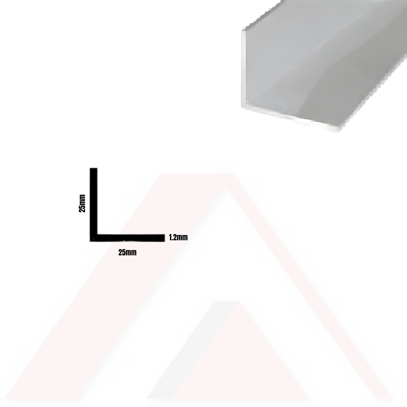 Aluminyum Köşebent 25x25 mm