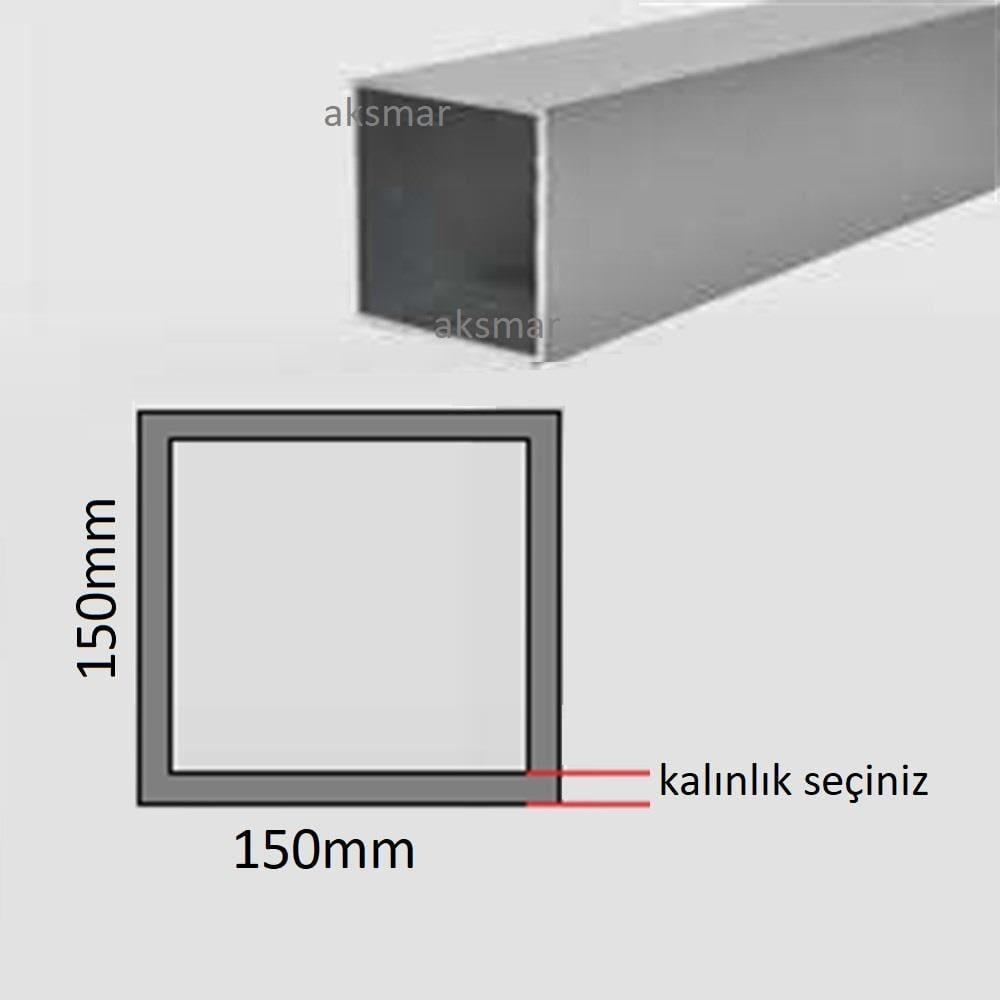 Aluminyum Kutu Profil 150x150