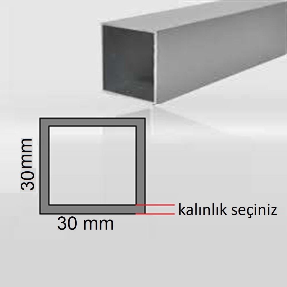 Aluminyum Kutu Profil 30x30