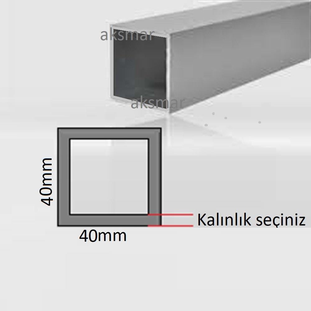 Aluminyum Kutu Profil 40x40