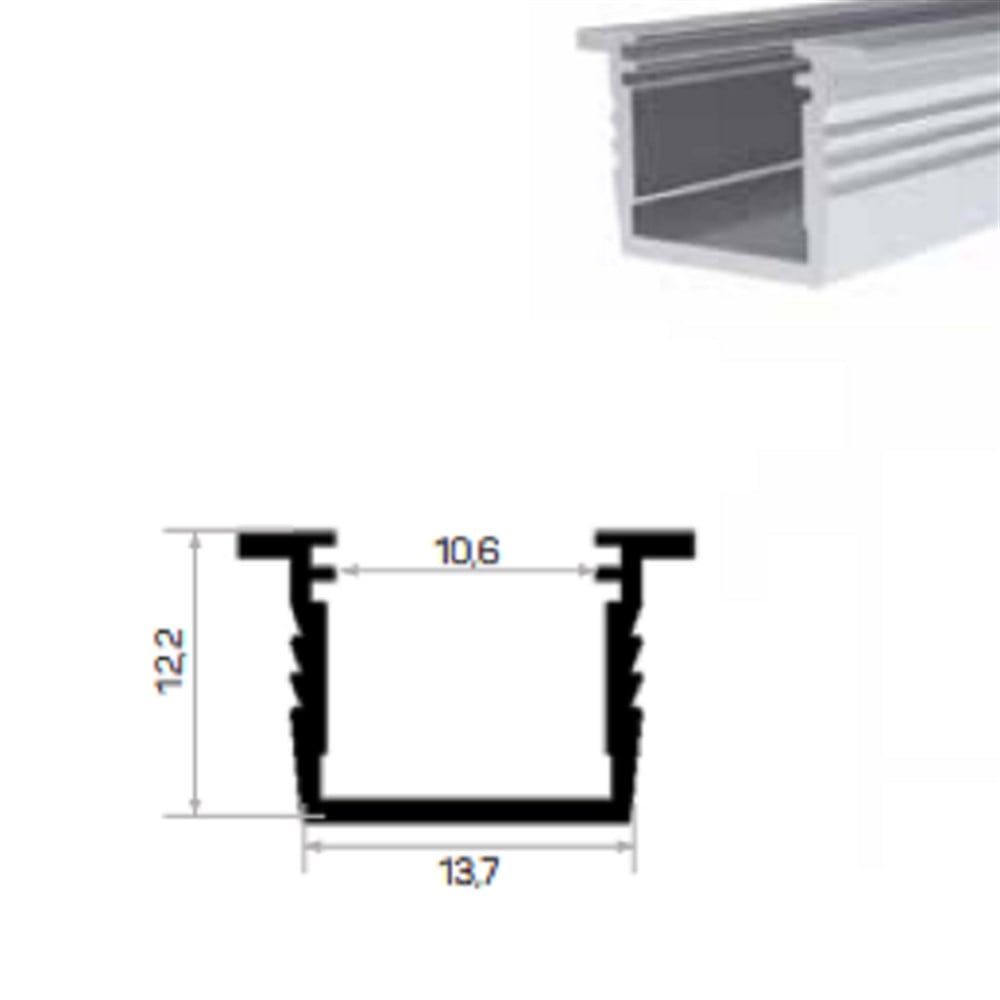 ALUMİNYUM LED PROFİLİ 6658
