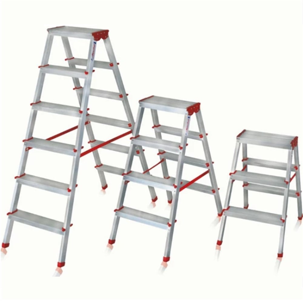 ALUMİNYUM MERDİVEN ÇİFT ÇIKIŞLI