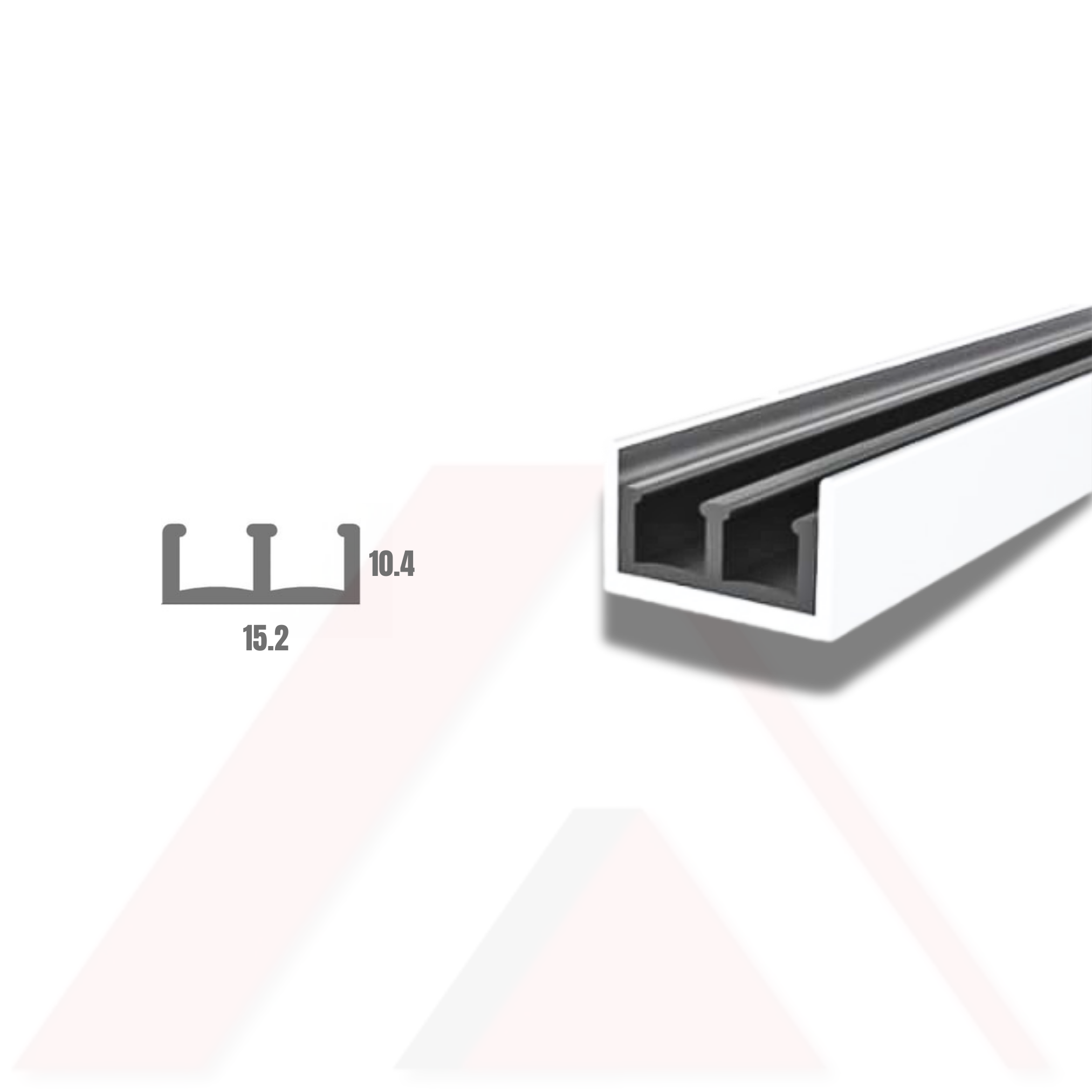 ALUMİNYUM RAF SİSTEMİ SERT PVC CAM KANALI