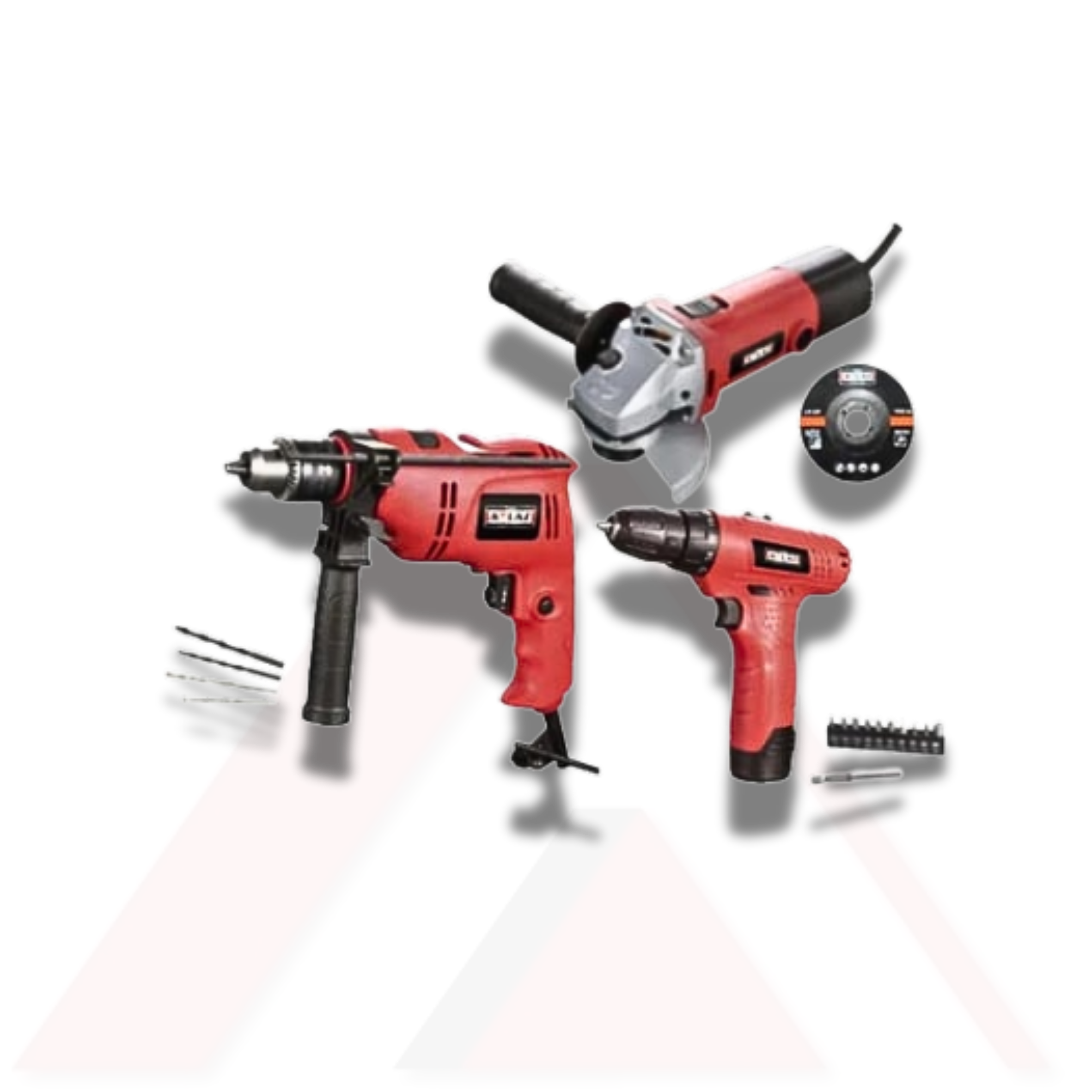 Attlas Eco Set 3G Li Darbeli Matkap + Akülü Matkap + Avuç Taşlama