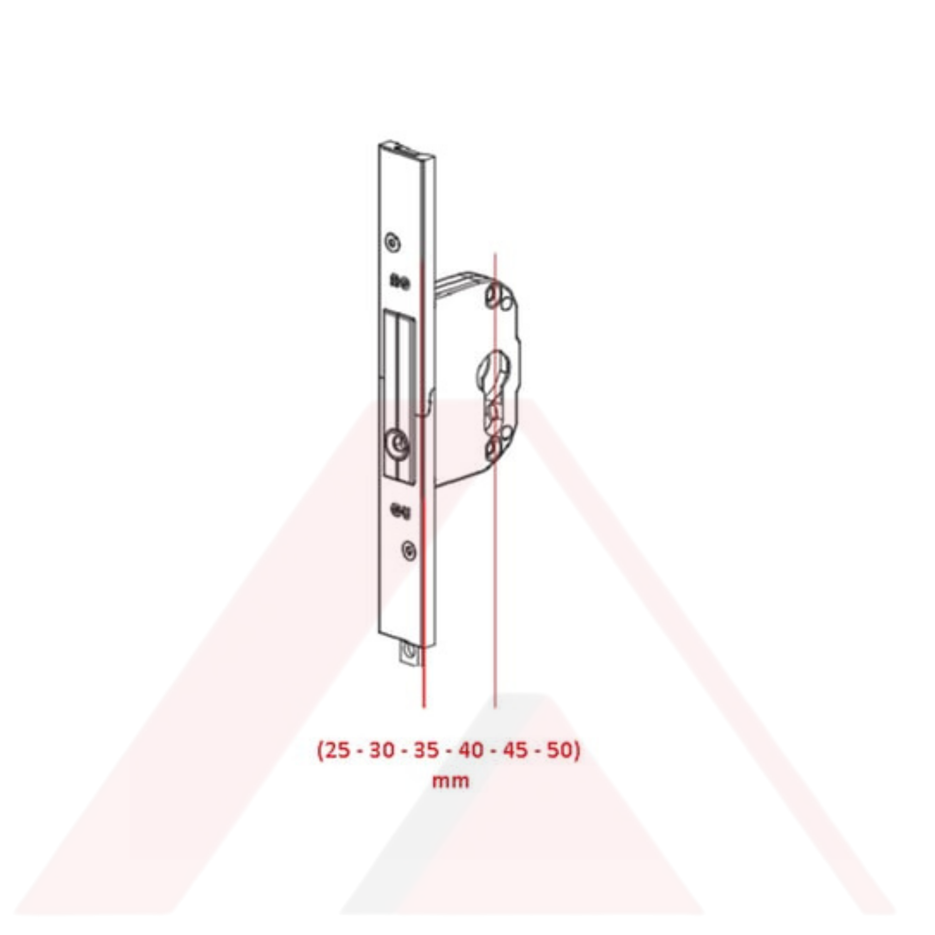 BAREL KİLİT ADAPTÖRÜ TİJ KANALLI ALUMİNYUMLAR İÇİN YERLEŞTİRİLEBİLİR
