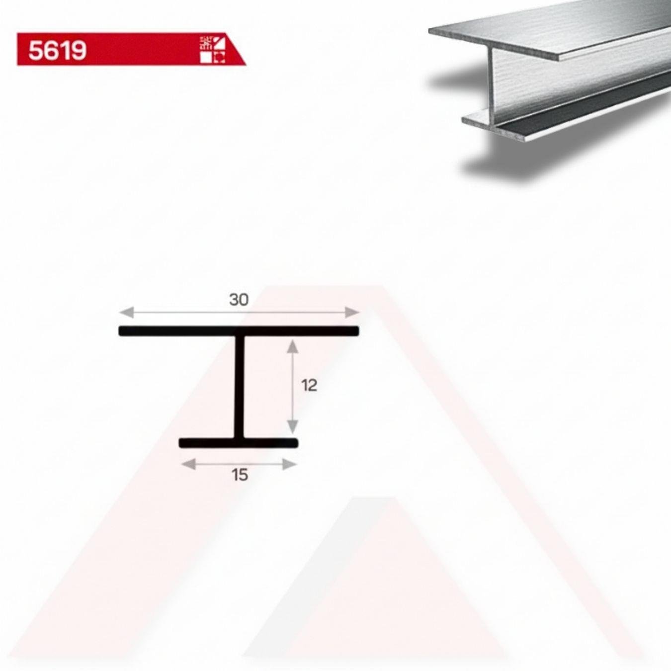 BAZA ETEK PROFİLİ 12 mm