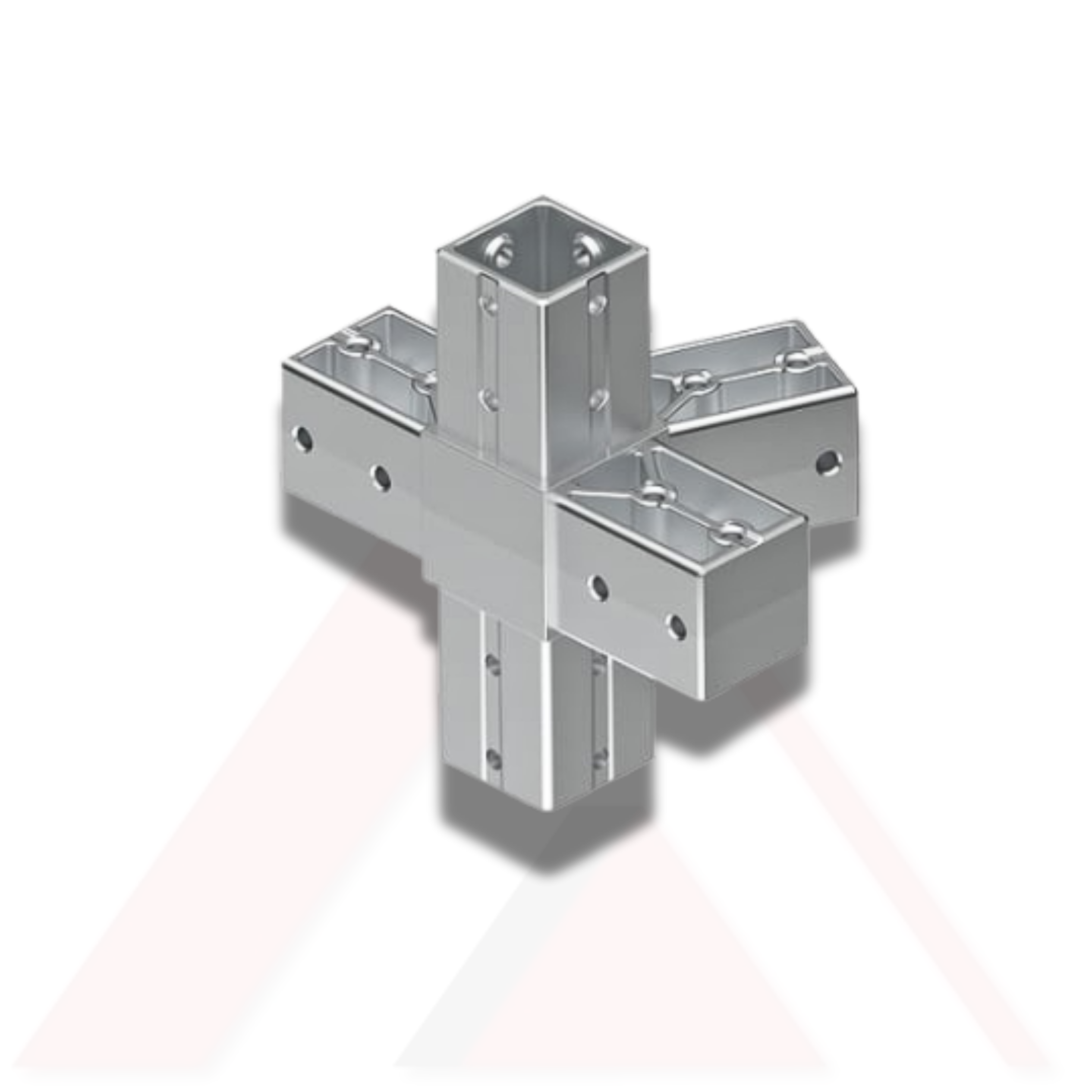 BEŞ YÖNLÜ 45 DERECE AÇILI ARA BAĞLANTI ALUMİNYUM DÖKÜM 