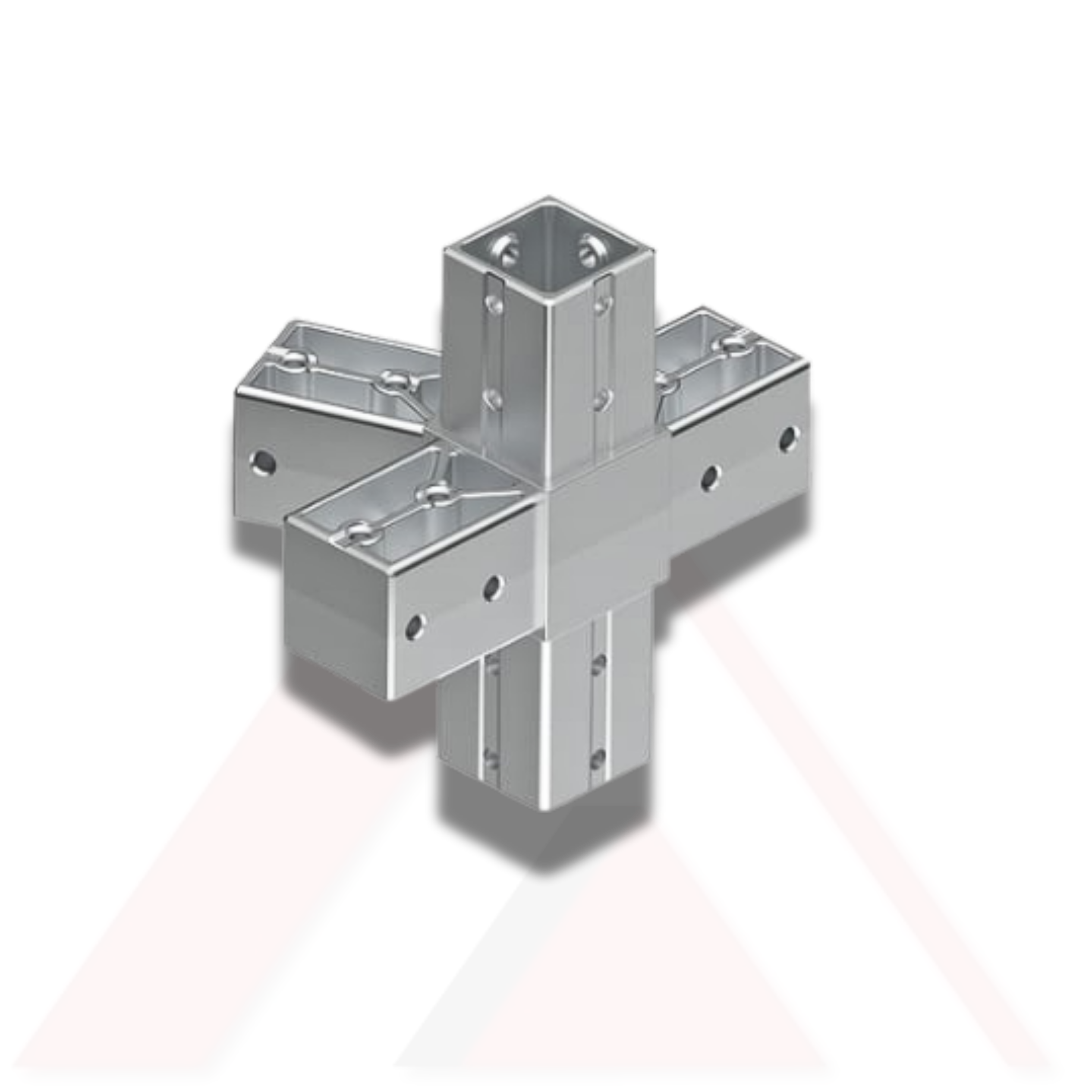 BEŞ YÖNLÜ 45 DERECE AÇILI ARA BAĞLANTI ALUMİNYUM DÖKÜM 