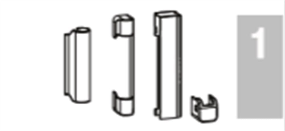 Ç.A Menteşe Kapak Takım, PVC  K.KAHVE